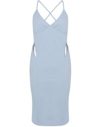 Sour Figs - Cut-Out Midi Slip Dress - Lyst