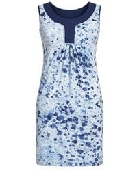 Conquista - Empire Waist Animal Print Dress - Lyst