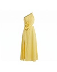 Yumi Kim - Romy Chartreuse Linen Dress - Lyst