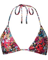 Playaluxe - Waikiki Triangle Bikini Top Confetti - Lyst