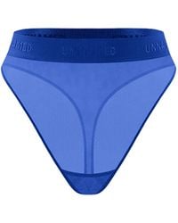Zhilyova - Hanna Midnight High-Waisted Thong - Lyst