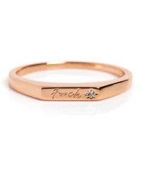VicStoneNYC Fine Jewelry - 14K Natural Diamond “F*Ck” Signet Ring - Lyst