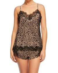 SAINTED SISTERS - Neutrals Scarlett Leopard Cami - Lyst