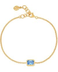 Dower & Hall - Topaz Octagon Chain Bracelet - Lyst