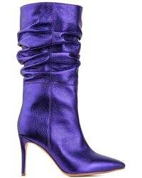 Ginissima - Purple Leather Eva Boots - Lyst