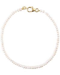 Becket + Quill - Button Pearl Bracelet - Lyst