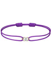 Dyamka - Diamond Cord Bracelet - Lyst