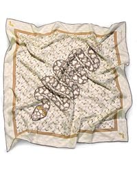 Henelle - Rose Death Valley Silk Scarf - Lyst