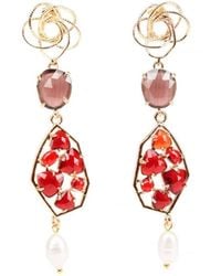 Addicted - Giunone Chandelier Earrings Color - Lyst