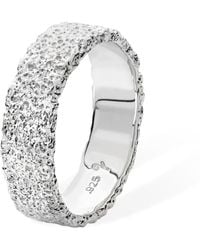 Lucy Quartermaine - Solid Sterling Middle Hula Ring - Lyst