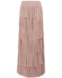 Smart and Joy - Tiered Frill Mesh Skirt - Lyst