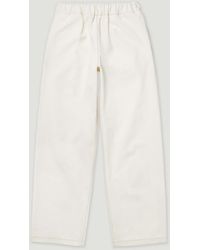 Heidi Stutt - Straight-Leg Cotton-Canvas Trousers - Lyst