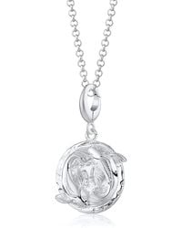 Lily Charmed - Sterling Pisces Zodiac Charm Necklace - Lyst