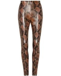Commando - Faux Leather Control Smoothing Legging, Tawny Python Slg50 - Lyst