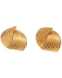Nazzar - Knot Ribbed Vintage Earrings - Lyst