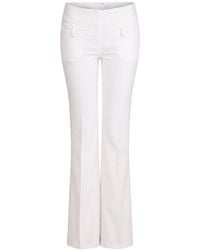 Love and Nostalgia - The Motor Running Loop And Button Front Pant - Lyst