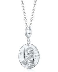 Lily Charmed - Sterling Virgo Zodiac Charm Necklace - Lyst