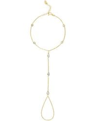 SHYMI - Multi Stone Hand Chain - Lyst