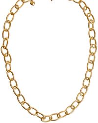 Caramel Vintage Jewellery - Classic Oval Link Necklace - Lyst