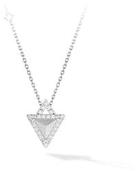 AWNL - Triangle Meteorite Sterling Necklace - Lyst
