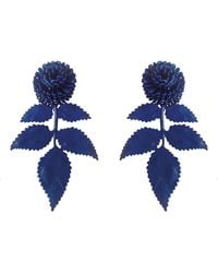 Pats Jewelry - Leaf Earrings - Lyst