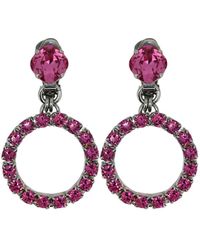 Vickisarge - The Small Hoop Earrings - Lyst