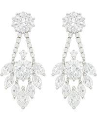 Maison De Gala - Crystal Chandelier Cluster Earrings - Lyst