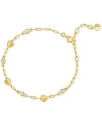 Dinny Hall - Folded Heart Gemstone Bracelet - Lyst