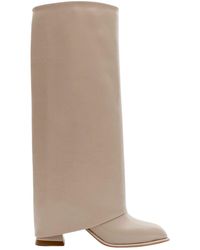 Prologue Shoes - Neutrals Maybe Chunky Heel Boot - Lyst