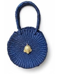 Sokona - Esengo Electric Mini Handwoven Round Bag - Lyst
