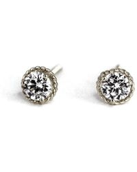 VicStoneNYC Fine Jewelry - Antique Lab Diamond Stud Earrings - Lyst