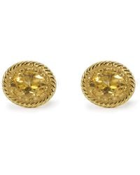 Vintouch Italy - Luccichio Citrine Stud Earrings - Lyst