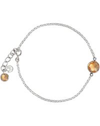 The Jewellery Store London - Citrine Chain Bracelet - Lyst