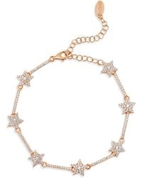 SHYMI - Pave Star Tennis Bracelet - Lyst