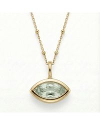 Dainty London - Siren's Teardrop Quartz Necklace - Lyst