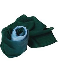 Silk and Bears - Emerald Horizon Ombre Silk Shawl – Hand-Dyed Mulberry Silk Wrap - Lyst