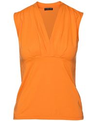 Conquista - V Neck Sleeveless Top - Lyst