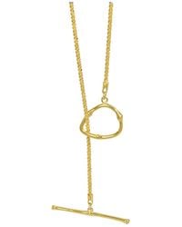 Janus Edinburgh - Vermeil Lintrathen Shimmering Necklace Wrist Wrap Bracelet 52Cm - Lyst