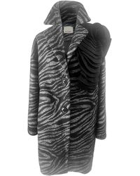 N'Onat - Zebra Bloom Coat - Lyst