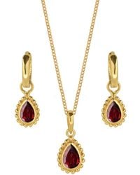 Charlotte's Web Jewellery - January Birthstone Necklace And Earring Set - Lyst
