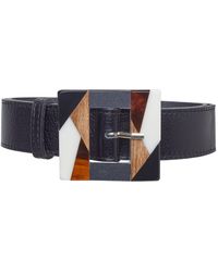 BeltBe - Square Acrylic Buckle Belt - Lyst