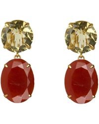 Bounkit - Vanessa Earrings - Lyst