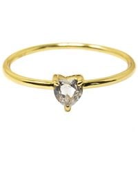NASI SILVER - Yours Heart Ring- Topaz - Lyst