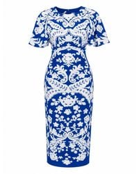 Girl In Mind - Jocelyn Cobalt & Midi Dress - Lyst