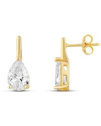 SHYMI - Pear Shape Bar Drop Earrings - Lyst