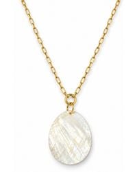 Saéa - Mother Of Pearl Teardrop Pendant Necklace - Lyst