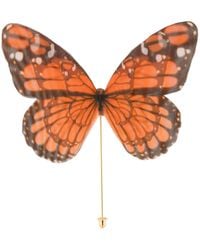 Oana Savu - Pin Silk Butterfly Brooch - Lyst