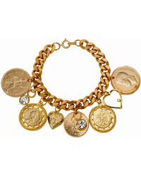 Caramel Vintage Jewellery - Vintage Plated Money Honey Plated Chain - Lyst