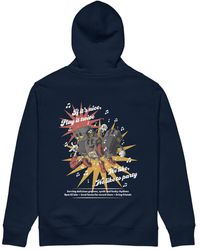 Anchor and Crew - If It's Nice Play It Twice Disco! Organic Cotton Embroidered Heavyweight Hoodie - Lyst