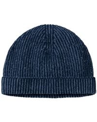Salts Cashmere - Knitted Fishermens Rib Beanie - Lyst